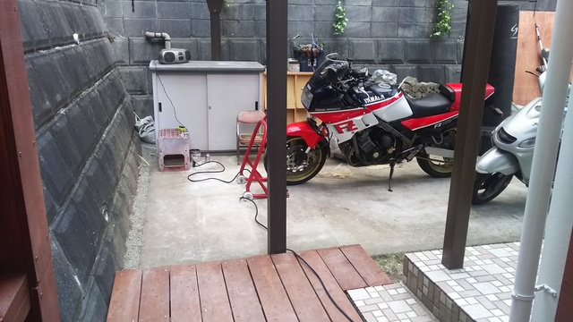 バイクガレージ製作記